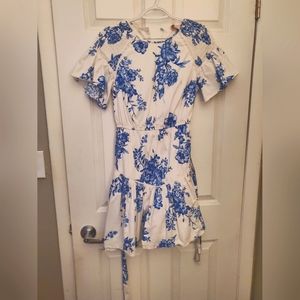 Rachel parcell XS blue floral dress